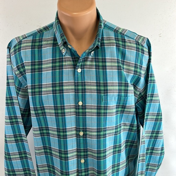 J. Crew long sleeve button down collar shirt.  L - Picture 2 of 7
